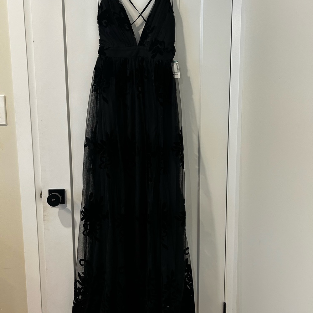 Simons Black Lace Dress